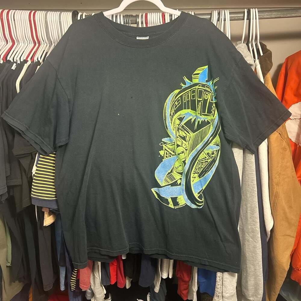 Vintage 90s PNB Nation Blusterone Graffiti T-Shirt, Black, XL — Streetwear